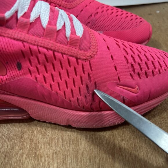 Women Nike Air Max 270 Hyper Triple Pink Women Size 7 Shoes FD0293-600